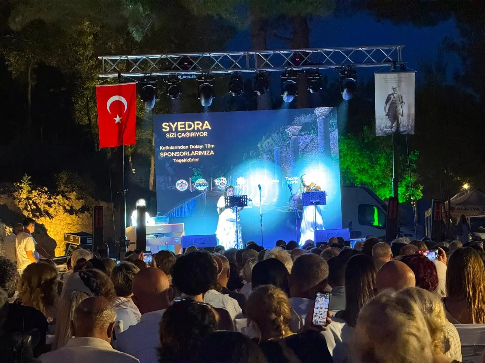 Alanya’da Tarih ve Sanat Aynı Sahnede Buluştu: Syedra Antik Kenti’nde Unutulmaz Klasik Müzik Gecesi