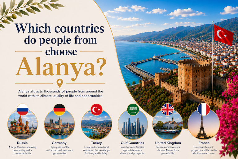 Which Nationalities Choose Alanya?